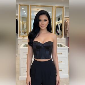 Victoria's Secret Corset Bustier Size 36B vintage pinup